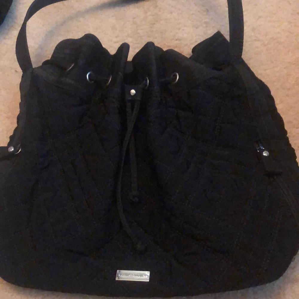 Vera Bradley black shoulder bag
